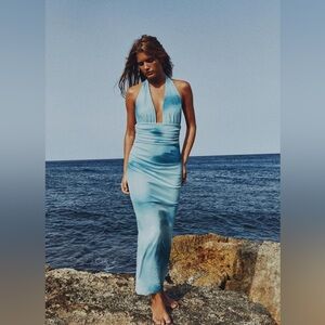 Zara Printed Tulle Dress